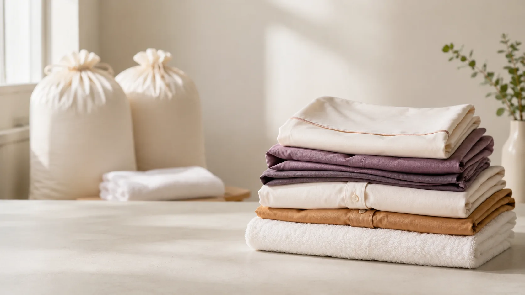 Folded Co Wash Dry Fold Finished Laundry
